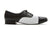 Roy -- Men's Cap Toe Ballroom Oxford -- Black/White