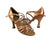 3" Alicia -- Flare Heel Latin Sandal -- Copper Nude