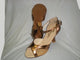 2.5" Barbara -- Flare Heel Latin Sandal -- Copper