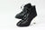 3" Rose -- Women's Lace-Up Boot -- Black Lace with Gold Heel