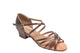 1.5" Skylar -- Block Heel Latin Sandal -- Bronze