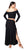 Yoga -- Women's Miarisport Ballroom Skirt -- Black