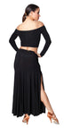 Yoga -- Women's Miarisport Ballroom Skirt -- Black